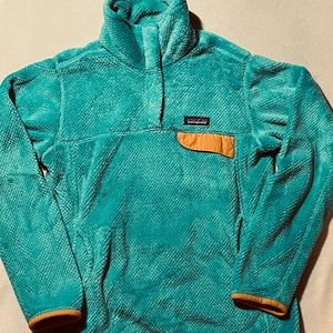 Women’s Patagonia Re-Tool Snap-T fleece pullover, size Medium